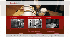 Desktop Screenshot of gerardushuis.nl